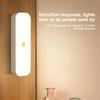 USB Rechargeable Under Cabinet Lights Smart Motion Sensor LED Dimmable Night Light for Kitchen Closet Wardrobe Stairs Lighting