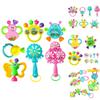 Set Newborn Rattle Baby Early Education Handbell Fancy Musical Toys 7pcs