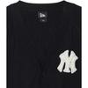 New Era MLB Logo Print Single-Breasted V-Neck Sweater Unisex sweater Black 13512333