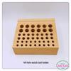 46-Hole Wooden Watch Repair Tool Holder