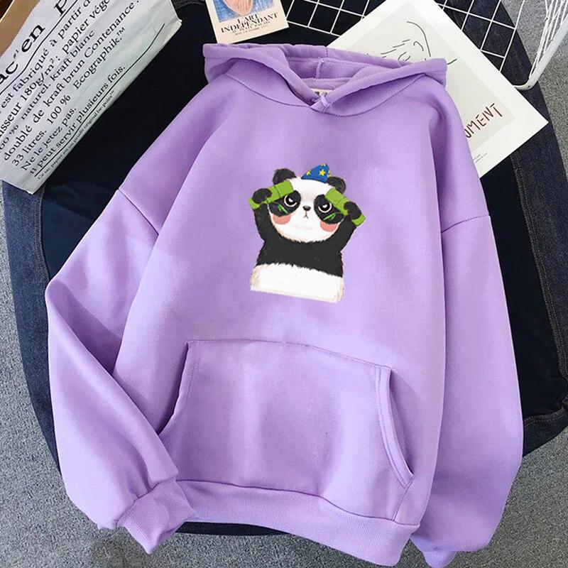 Sweat à capuche drôle le chat pour femmes, mode Kawaii coréen Harajuku, vêtements de dessin animé des années 90, capuche surdimensionnée pour filles