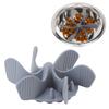 Slow Feeder Dog Bowls Insert Silicone Cuttable Slow Feeder Insert with Strong Suction Cups Base for Various Dog Bowls