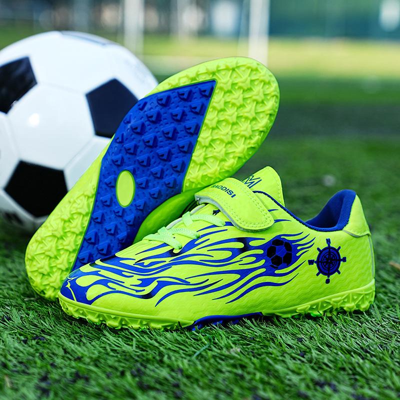 Foreign trade children's football shoes men's and women's sports football shoes broken nails primary school students indoor football game training sho