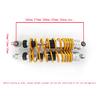 WAVE 335mm GELB Fabrikdirektverkauf von anpassbaren verstellbaren Motorrad-Hinterradstoßdämpfern