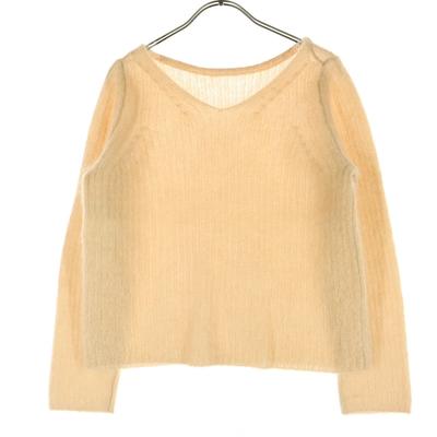 Beauty Products ANAYI Long Sleeve Knit 38 Beige Women Used