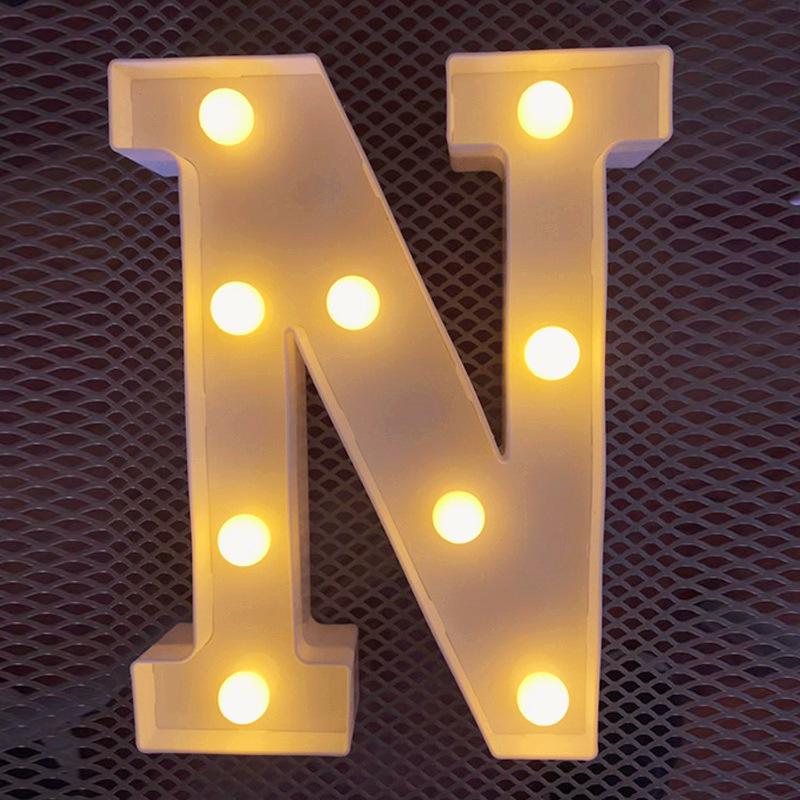 Popular 26-Letter Alphabet, Number & Symbol Lights for Events & Decor