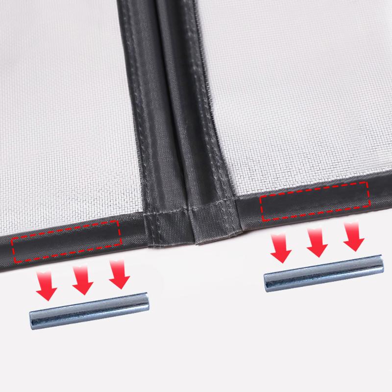 Magnetischer Türvorhang Maßanfertigung Moskitonetz Vorhang Fliegen Insekten Automatisches Schließen Unsichtbares Netz für Küche Innen Wohnzimmer