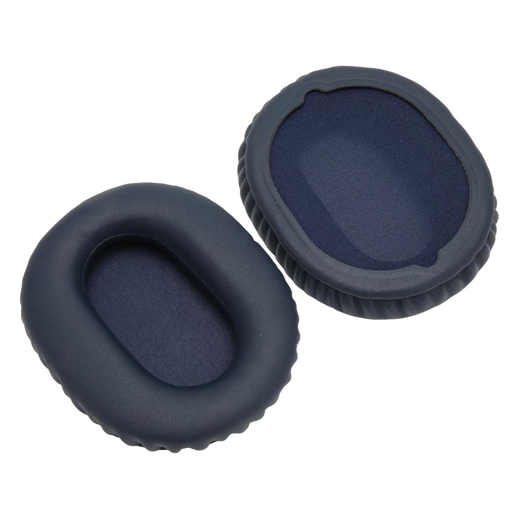 2pcs Ear Cushions Replacement Soft Protein Leather Noise Isolation Foam Thickened Ear Pads for WH