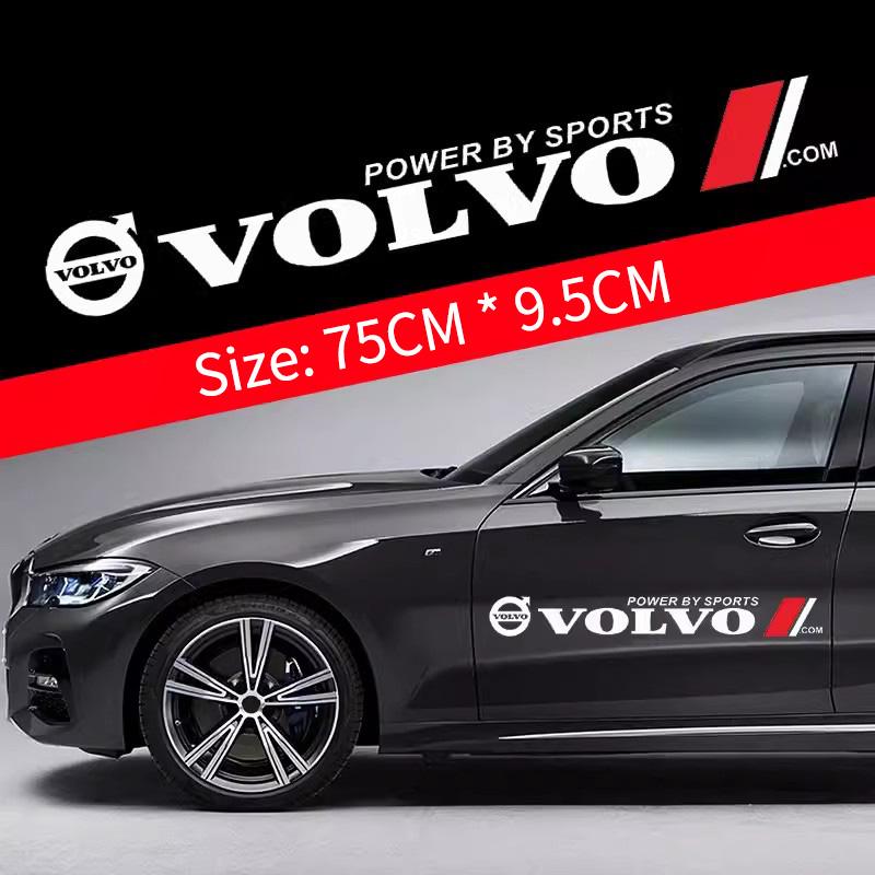 1 Stück Auto Styling Logo Tür Seitenaufkleber Karosserie Dekor Aufkleber für Volvo RDesign V40 V60 V90 XC40 XC60 XC90 S60 S90 Rennsport Zubehör