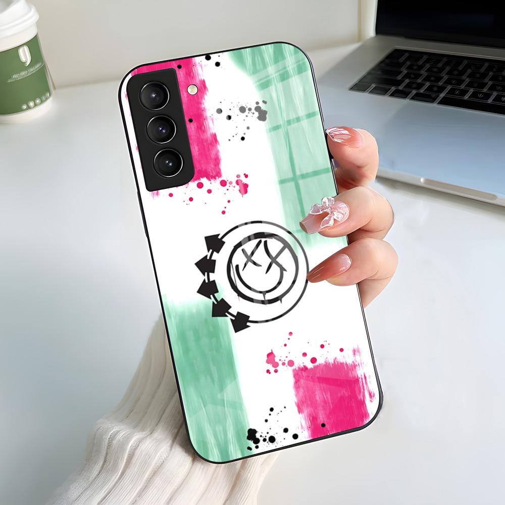 B-Band B-B-BLINK-182 Phone Case For Samsung A56 A36 A26 A16 A15 A25 A35 A55 A14 A34 A24 A54 Glass Case