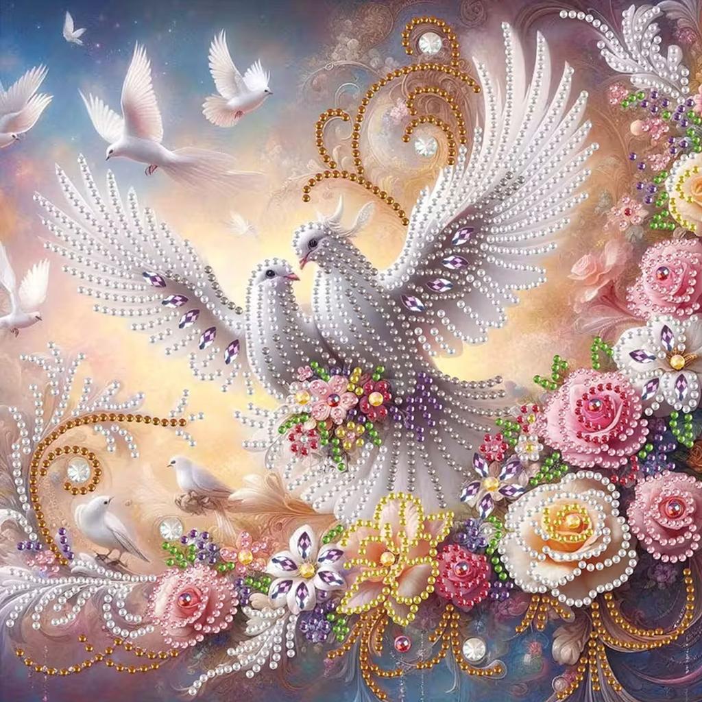 Diamond Painting, Special-Shaped Diamond Painting, Handmade Sticker Material Package 30 * 30 Diamond Sticker Diy Decorative Painting Cross-Border