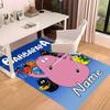 Custom personalization Barbapapa Print Area Rug - Soft, Washable Non-Slip Indoor Mat,Living Room,Home&Office Decorative Rug
