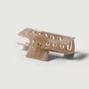 JAJU 25N Pattern Square Hair Clip Large Brown 3305779