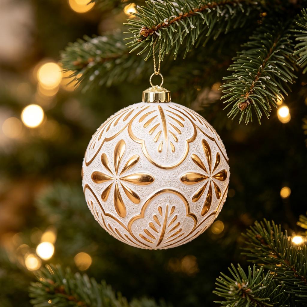 Plastic Christmas Tree Ornament Set with Assorted Painted Electroplated Hanging Balls for Holiday Decorations