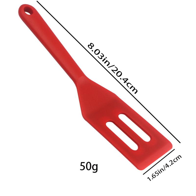 Silicone Egg Spatula Flipper Small Omelette Turner Non-Stick Frying Pan Spoon for Fried Egg Steak Spatula Baking Cooking Tools