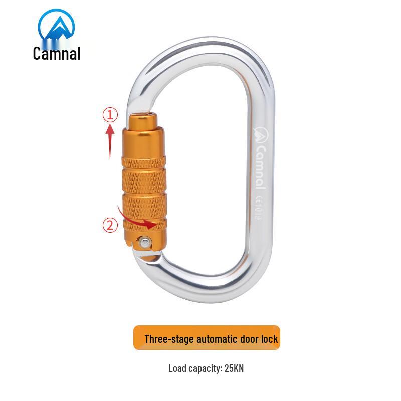 BrangdyO Quickdraw Climbing Safety Carabiner with Auto Lock
