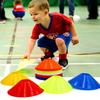 Kid 10Pcs Soccer Disc Cones Set Soccer Pro Agility Discs Dish Sport Space Cones Football Sensory Training Equipment Ball Boy Toy