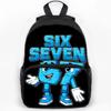 Steal A Brainrot Six Seven Backpack For Primary School Students Bags Brainrot 67 Backpack 3D Cartoon School Bag for Children Bag