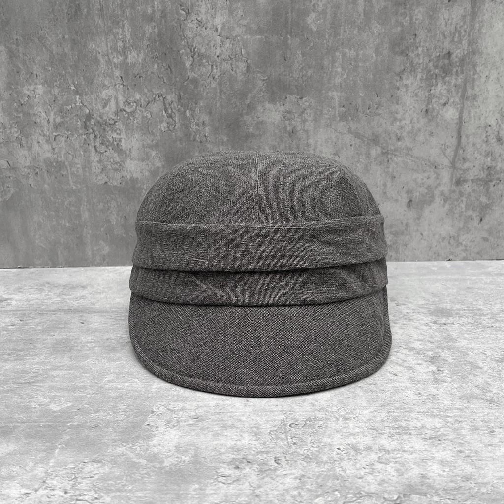Retro versatile linen newsboy hat women's spring summer three-dimensional quite wide-brimmed equestrian hat showing face ducktongue painter hat