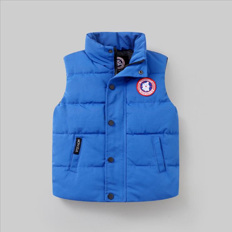 Big Goose Boys And Girls Down Vest White Duck Down Waistcoat Baby Student Vest