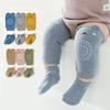 Krabbelschutzsocken Set Sommer Baby Knie Cartoon Anti-Rutsch Socken Kinder Boden Socken Knieschoner Gehen Schutz für Mädchen Jungen
