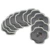 10Pcs 128mm Car Natural Rubber Tire Tyre Puncture Repair Cold Patch Tubeless Patches