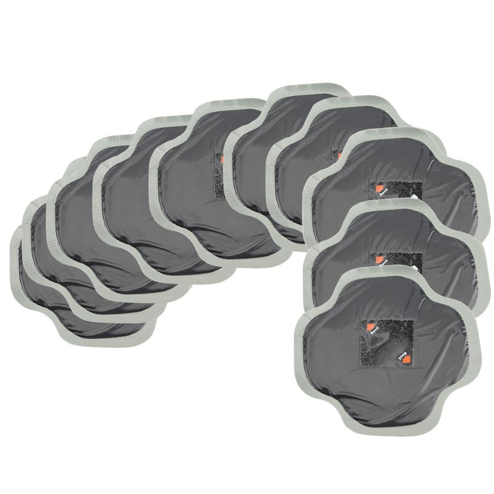 10Pcs 128mm Car Natural Rubber Tire Tyre Puncture Repair Cold Patch Tubeless Patches