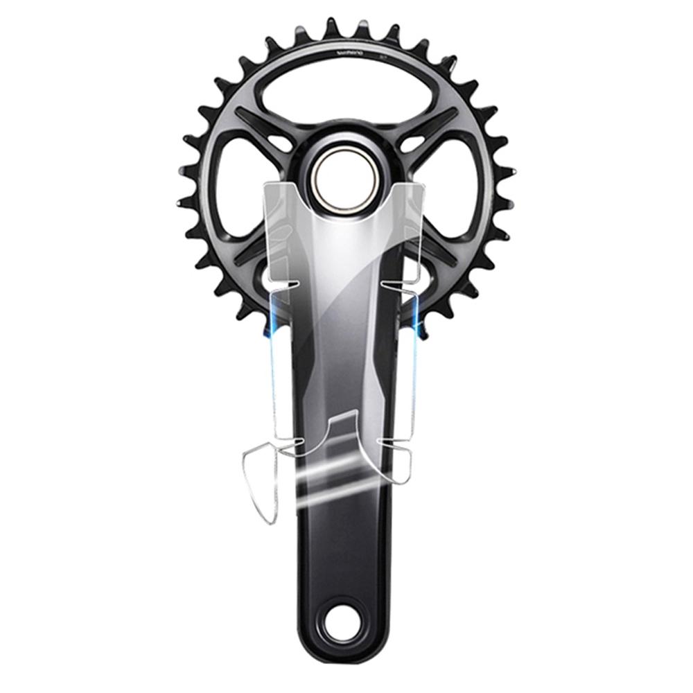 

Противоударная защитная пленка для шатунов, защитная накладка на шатун, прозрачные наклейки на шатуны, наклейки на шатуны для MTB B