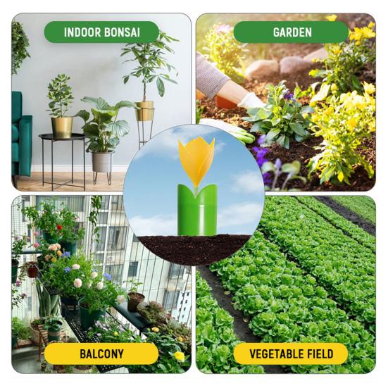 2Pcs Automatic Flower Waterer with Visible Water Level Control Intelligent Self-Watering System Garden Self-watering Tool