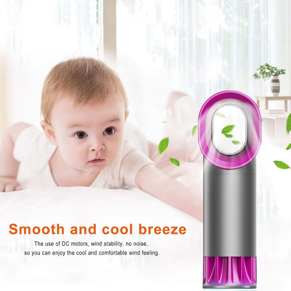 

Air Boost USB Leafless Красочный градиентный безлопастный башенный вентилятор Портативный очиститель воздуха Охлаждающий вентилятор