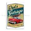 Dad S Bel Air Yourauto Metal Sign Garage Designs Cave Wall Decor Garage Tin Sign Poster