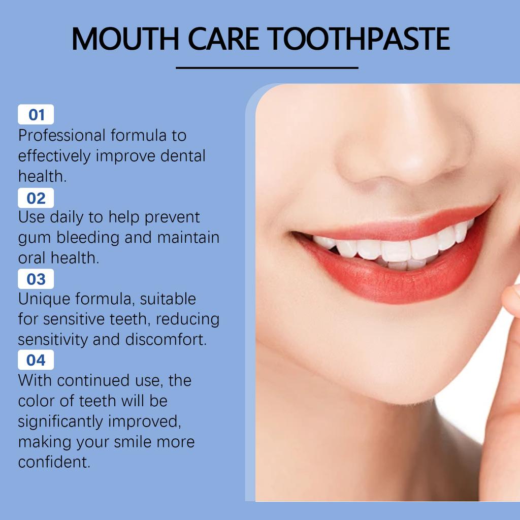 Hyaluronic Acid Toothpaste Effectively Removes Tartar, Cleans Oral Hygiene, Freshens Breath and Brightens Teeth Care Products