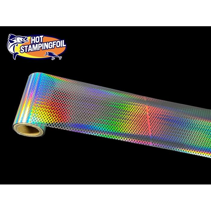 Hot Stamping Foil for Lures, Thermal Transfer Film, Hologram Sheet, 3 Widths X 10m Roll (Laser X, 80mm X 10m)