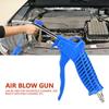Blue Air Duster Gun Pneumatic Wind Blowing Kit Set with EU Connector PU Hose