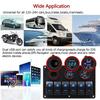 NEW 6 way Rocker Switch + Dual USB Car Charger + Voltmeter car Cigarette Lighter