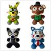 Pelúcias do urso da meia-noite da série Fnaf, coelho de arame, bonecos mutantes de periféricos de jogos
