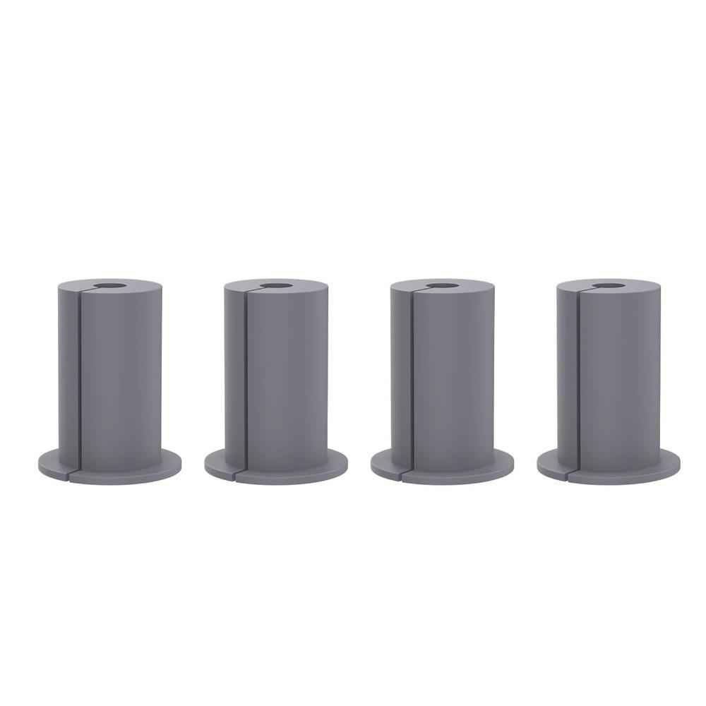 

4PCS Durable 1 Inch For Starlink Cable Routing Kit Waterproof Grey For Starlink Wall Grommet Ethernet Cable Grommet Home