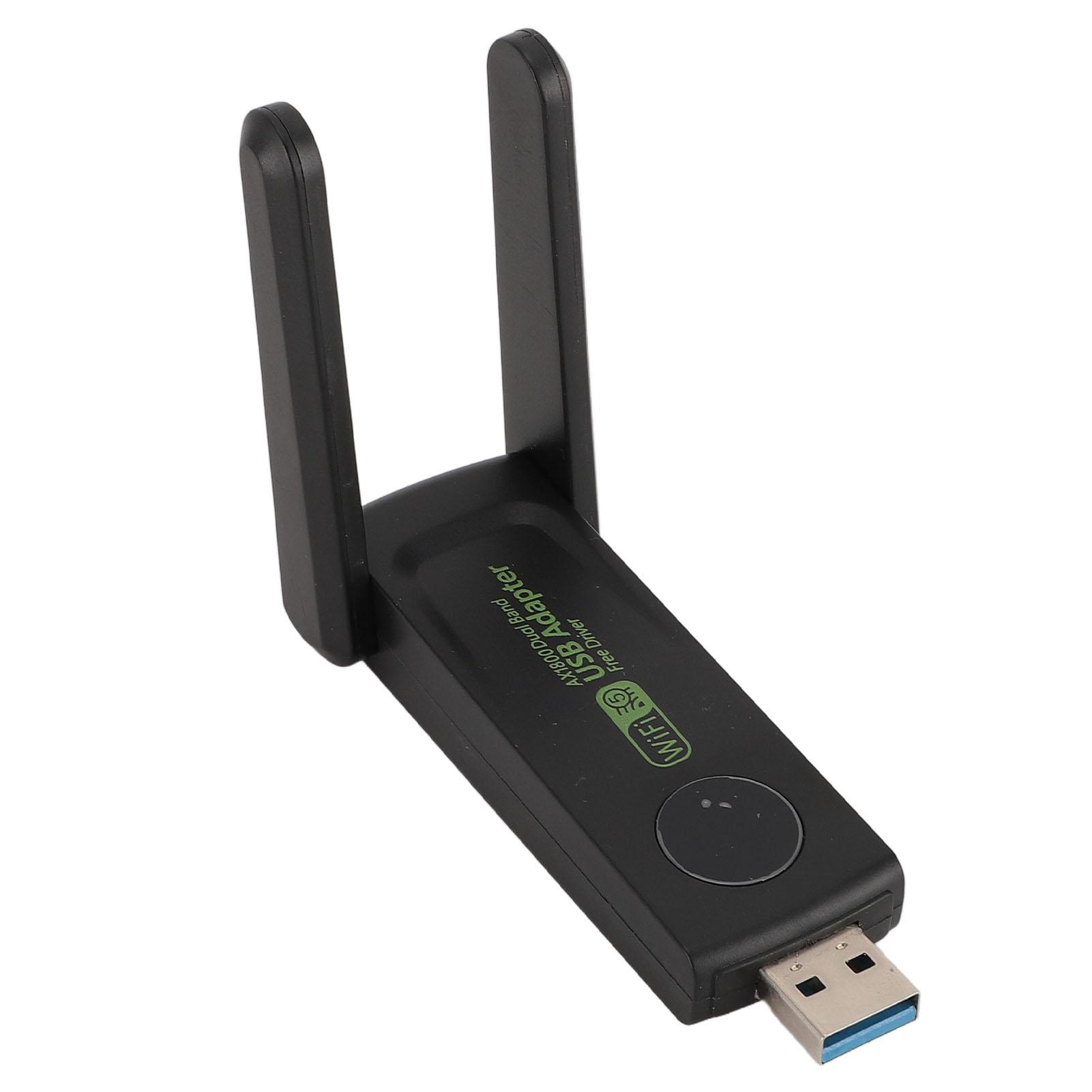 

USB Wireless Network Adapter Professional Gigabit Dual Band 2.4G 5G 150Mbps Wireless Transmitter Receiver for Desktop Laptop PC чорний