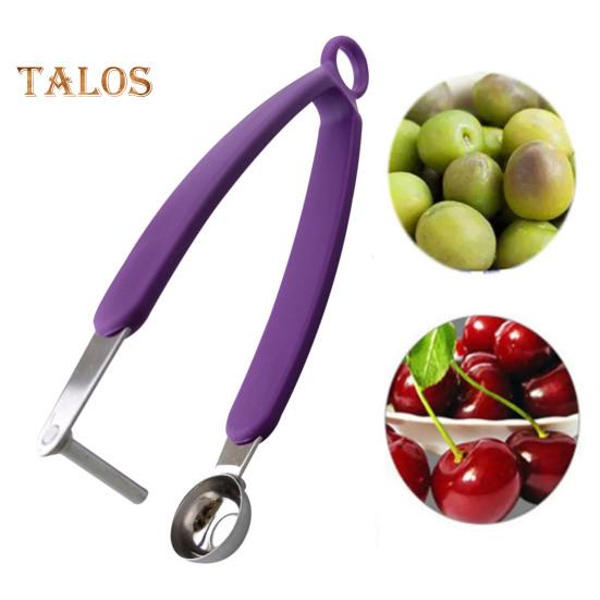 Cherry Corer Cherry Pitter Tool Rustfritt stål Olive Pitter Heavy-Duty Frukt Pit Remover Multi-Purpose kjøkkentilbehør