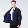 Simple and Versatile Cadre Clothing, Autumn Short Business Casual Dad Clothing, Stand-up Collar Jacket for Young and Middle-aged People