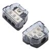 3 Way Distribution Block Car Audio Power Wire Splitter  0 Gauge in  4 Gauge Out