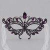 Luxurious Alloy Full-face Mask, Halloween Party, Birthday Masquerade, Bride's High-end Mask
