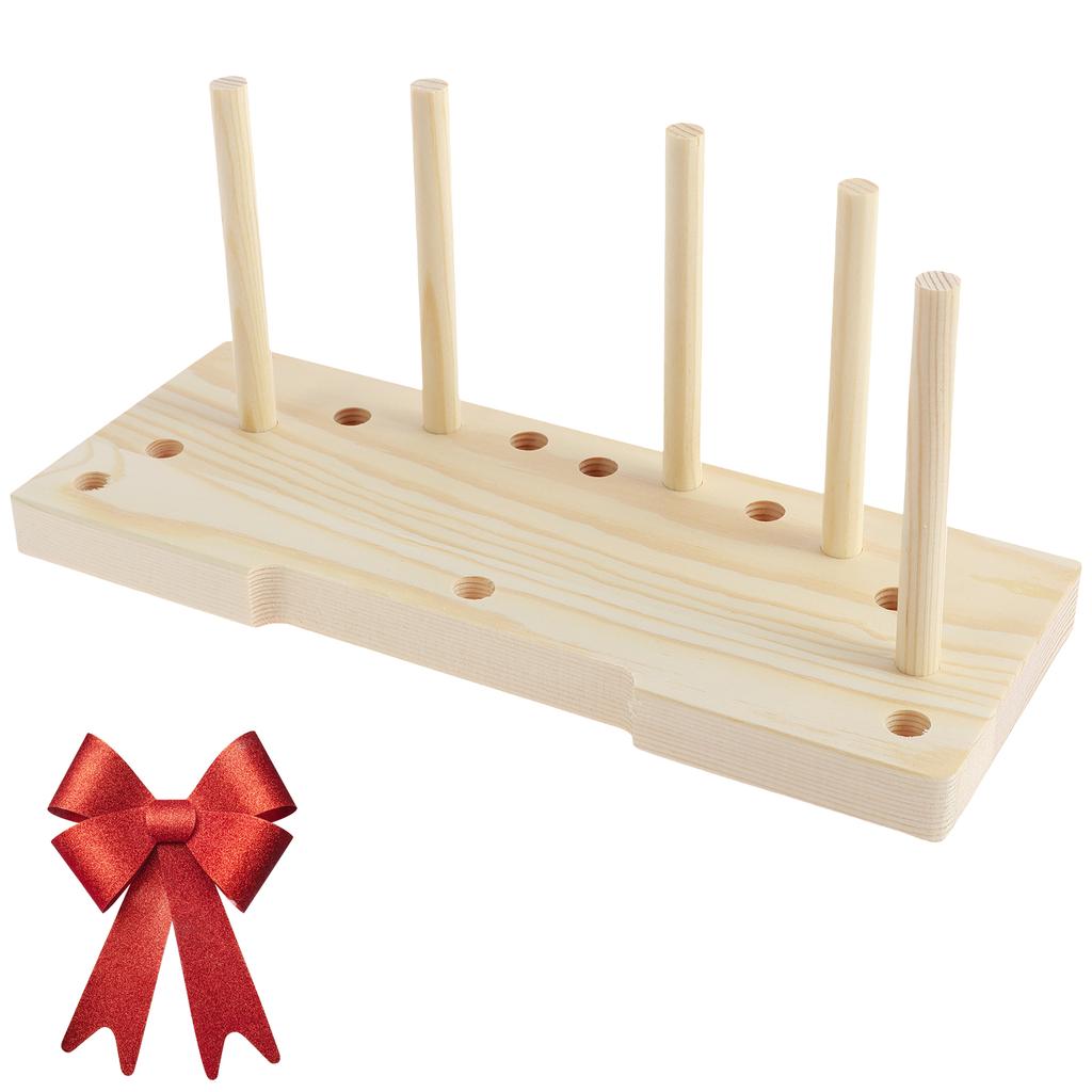 Wholesale Bow Maker Wooden Bow Making Tool Adjustable Wood Ribbon Bow Maker Portable Bow Tie Machine Lightweight Bow Maker Tool