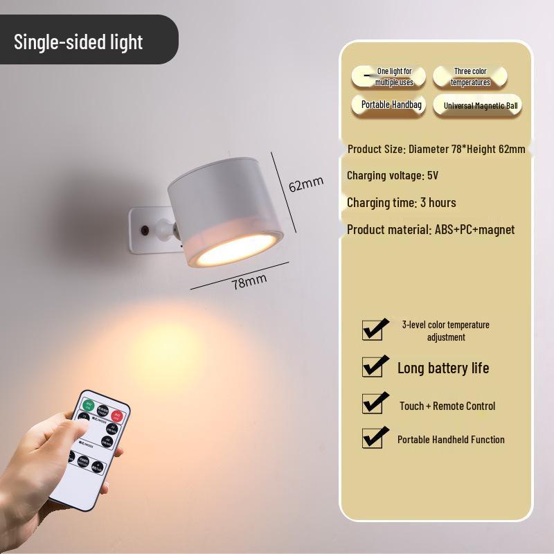 Modern Touch Switch Pendant Light for Bedroom, Living Room, or Study - Adjustable Headboard and Background Wall Lighting