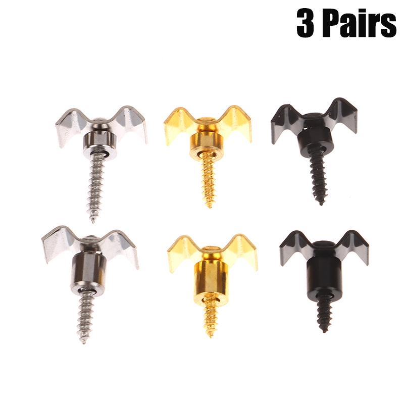 1Set Guitar String Trees Retainers Electric Guitar With Screw String Guides Gold/Silver/Black Choose Guitar Accessories