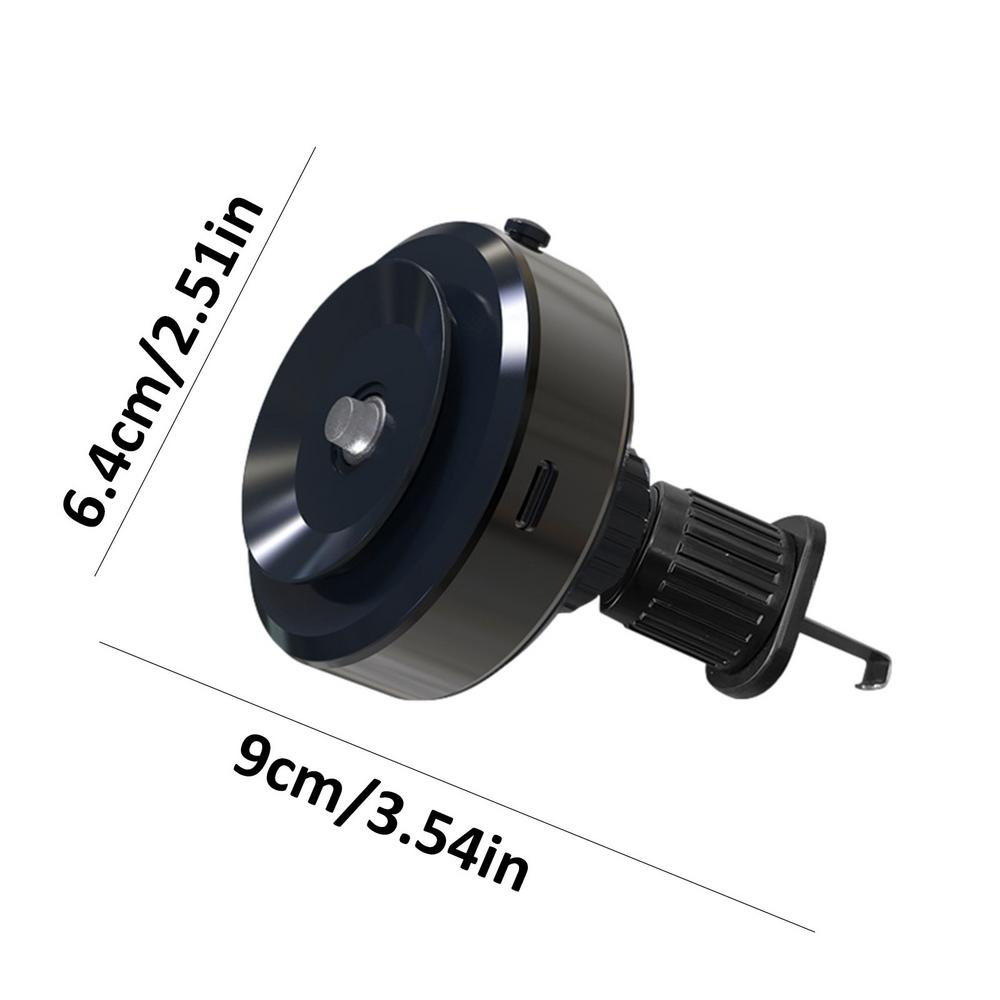 

Автомобильное крепление для телефона на вентиляционное отверстие, интеллектуальное крепление для телефона с присоской, небольшой держатель для сотового телефона с диагональю 4,7–6 дюймов, поддержка телефона чёрный