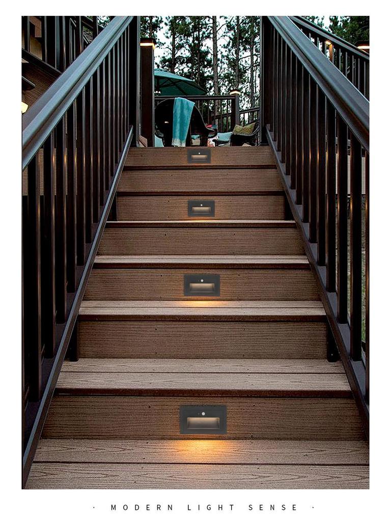 Recessed Waterproof Outdoor Stair and Pathway Light