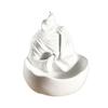 Bathroom Countertop Organizer Resin Woman Statue Jewelry Holder Bowl, Small Trinket Tray, Decorative Accessory Storage Ring Dish for Rings, Earrings,