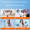 Bluetooth Selfie-Stick Stativ mit integriertem Fülllicht & Fernbedienung: Anti-Wackeln, Einziehbar, Multifunktional, Schreibtischfreundlich.