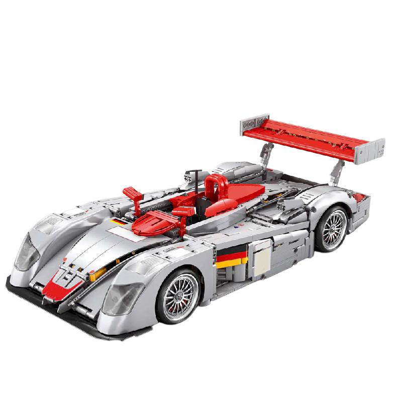

Technicial Racing White Car MOC 23044 Sports Model Car Set 2426PCS, 1:10 Race Cars Building Blocks Birthday Gift for Adults Kids